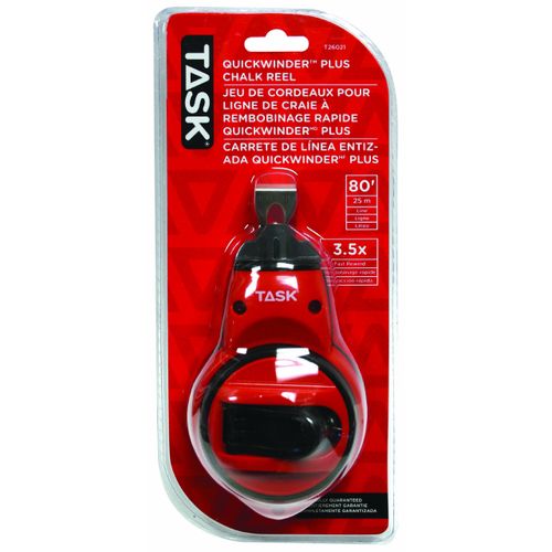 Task T26021 Quick Winder Plus Chalk Reel with 3.5X Rewind