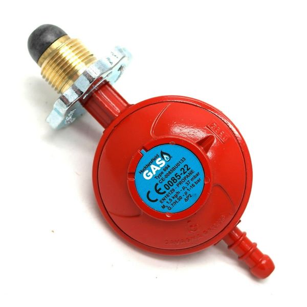 Hg Handwheel Propane Gas Regulator 37Mbar 1.5Kgh Fits Calor & Flogas