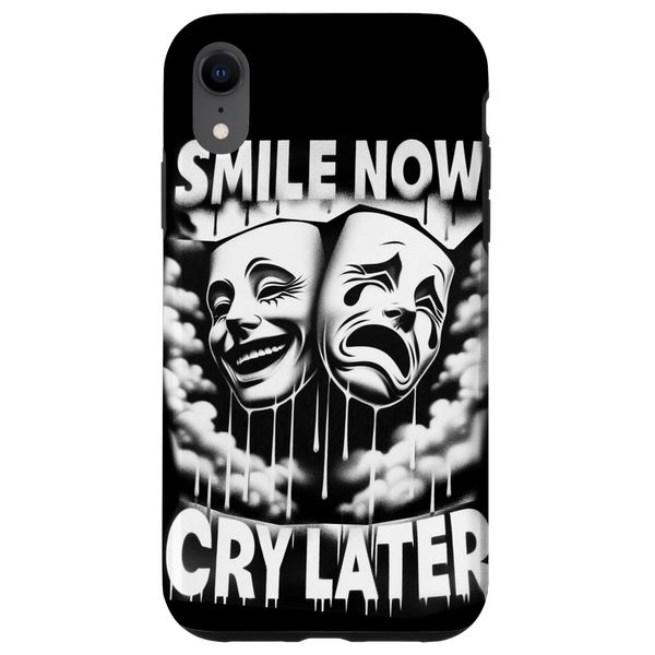 Smile Now Cry Later Payaso Mask Chicano Case for iPhone XR