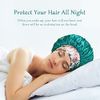 4 Pack Satin Bonnet Silk Bonnet for Sleeping, Bonnets for Black Women Hair Bonnet for Sleeping Silk Sleep Cap, Wide Soft Band Bonnet for Curly Hair