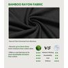 DAVID ARCHY Boxer Briefs for Men Pack Soft Bamboo Rayon Underwear No Fly Trunks