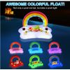 Inflatable Floating Drink Holder Pool Bar Float 4 Cup Holders Snack Tray Cloud