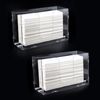 Evron Paper Towel Dispenser Countertop & Wall Mount Clear One-Hand Pull C Fol...