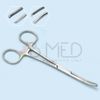 Kocher Hemostatic Artery Forceps 7" 1X2 Teeth Curved Serrated Jaws