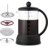 Easyworkz Eclipse French Press 800ml Coffee Tea Maker with Borosilicate Glass