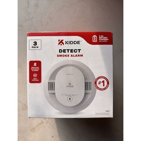 Kidde Detect 20SDR Smoke Detector Alarm 3 Pack