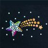 [Spangle] Sequin motif (shooting star) S size iron on