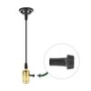 YOKIVE 20 Pack Replacement Lamp Turn Knob, ON/Off Light Turn Knobs | 20mm Length Socket Extensions Great for Fans Switch Fixtures(Black)