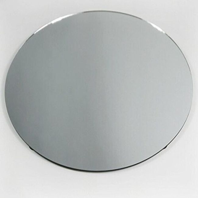 Round Mirror Base Centerpiece, 18-inch
