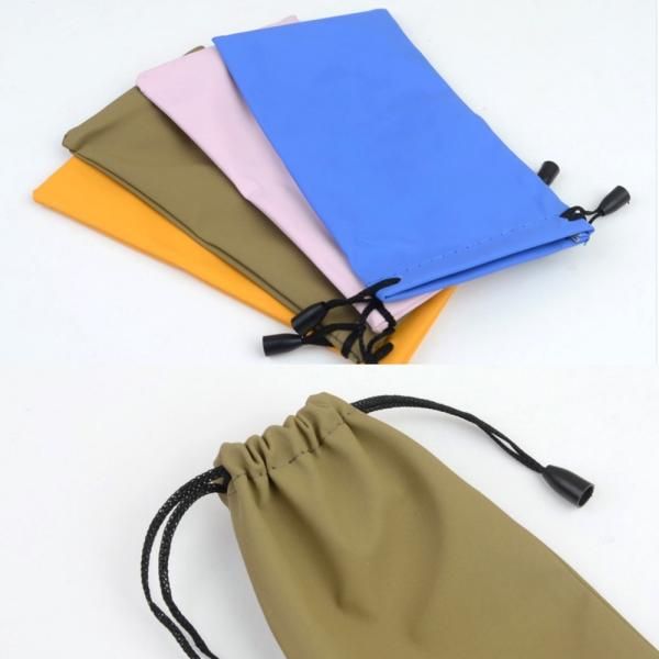 Waterproof strap colored magnifying glass case sunglasses pouch