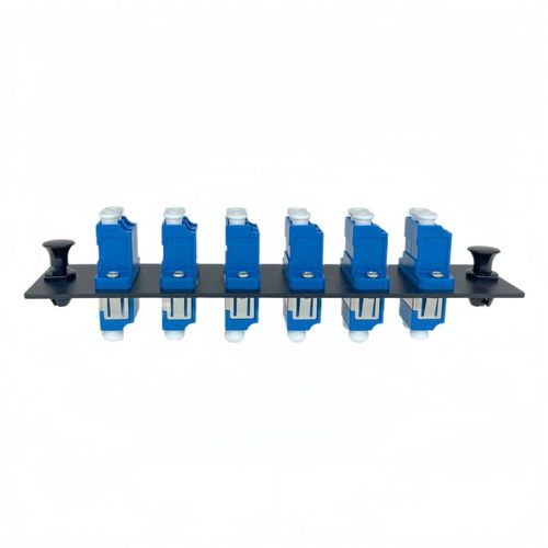 TXWTXPJ-1pcs 12 Fibers LC to LC Duplex Single Mode Fiber Patch Panel,LGX Compatible Fiber Patch Panel with 6pcs LC/UPC Duplex Singlemode Fiber Optic Coupler Adapters Connector