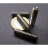 Stainless Steel Self Lock Set Screw, Nylon Patch, Cup, 1/4"-20 x 1.0" Long 20 pc