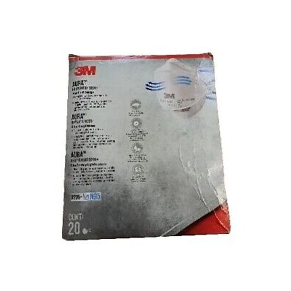 3M Aura Respirator 9205+ N95 Mask * Flat Fold Design * 20 Pack *