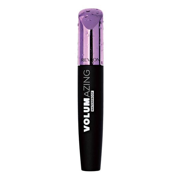 Revlon Volumazing Waterproof Mascara, Oversized Brush for Thick, Fluffy, Fanned-Out Eye Lashes, Long Lasting, Blackest Black (951), 0.3 oz