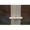 Sevko Patio Door Security Lock for French Double Doors with Scratch Protection Inserts, Easy Install, Extra Security, White