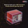 Clear Cards Deck Box BCW Prism Acrylic Plastic Case For Game MTG Pokemon Storage
