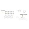 Adhesive Magnetic Cabinet Locks (12 Locks and 2 Keys)