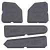 wolfcraft 4330000 Joint Smoother Set of 4 for Silicone and Acrylic Edge Profiles 90°/45° Radii 5-12 mm Elastic TPU Plastic