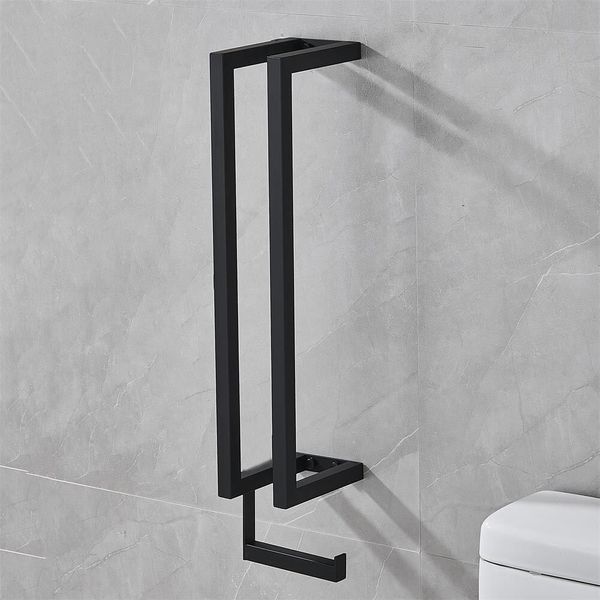 Bathroom wall mounted toilet paper holder