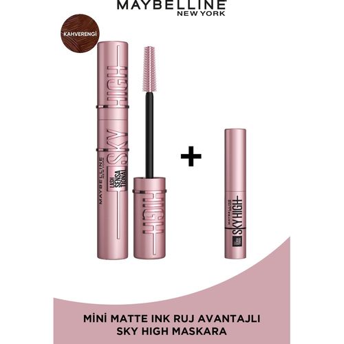Lash Sensational Sky High Kahverengi Maskara + Sky High Mini Maskara