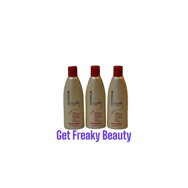 3 PACK. 8.4 oz. Goldwell Kerasilk Ultra Rich Care Shampoo. 250ml. FREE SHIPPING.