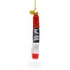 Tennis Racket Blown Glass Christmas Ornament