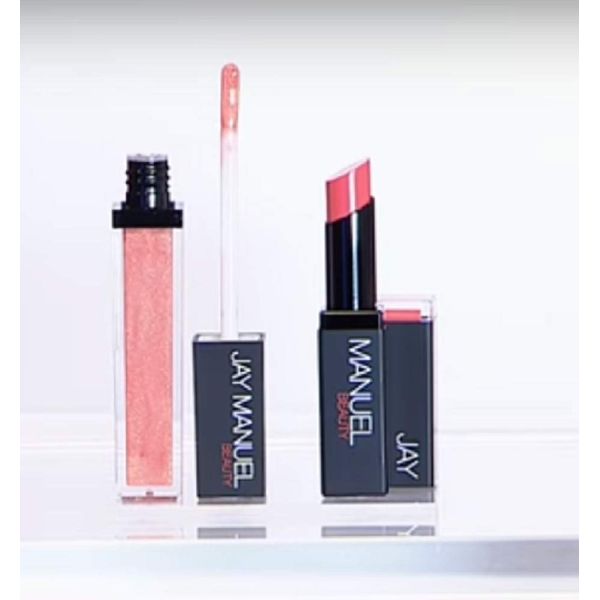 Jay Manuel Beauty Lipstick Lip Gloss Duo Aura/Bliss