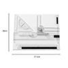 Sarini A4 Drawing Board Set A4 Multifunction Drafting Table Adjustable Measuring System Angle Parallel Motion Drawing Board with Protractor,Paper Locator,Sliding Ruler
