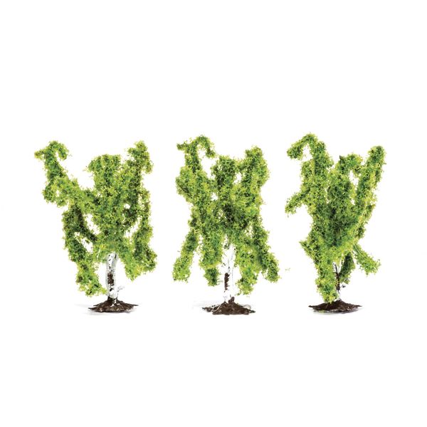 Hornby R7205 Birch Trees - 3x Pieces for Model Railway OO Gauge, Model Train Accessories for Adding Scenery, Dioramas, Woodland, Buildings and More, Model Making Kits - 1:76 Scale Model Accessory