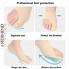 Pedimend 4PCS High Elastic Big Toe Protective Sleeve for Bunion Treatment Small