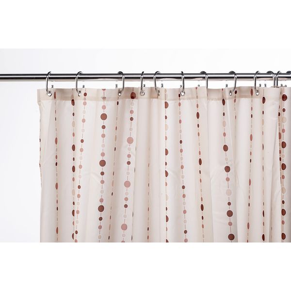 Croydex Dotty Textile Shower Curtain,1800 x 1800mm
