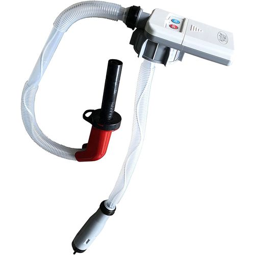 Miyake Chemical MG-SW20 Electric Kerosene Pump, Fixed Poly Tank, Magnetic Type, Auto Stop, Auto Stop, Compatible with AA Batteries, Red, White, 8.3 x 2.8 x 21.5 inches (21 x 7.2 x 54.5 cm)