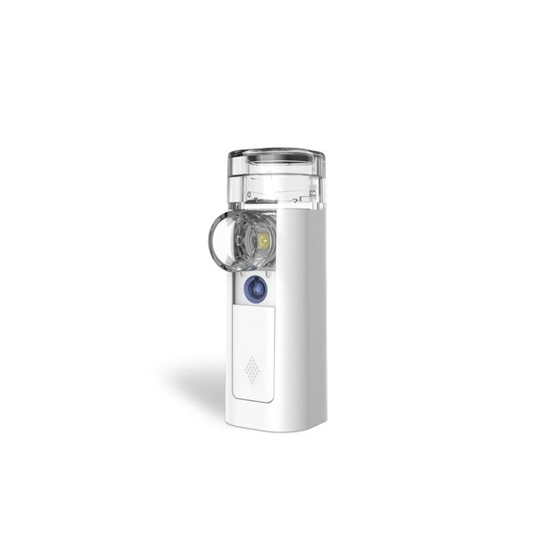 Mini Air 360+ Portable Silent Inhaler Mesh Nebulizer for Adults & Children | Two mask Sizes and Mouthpiece Included | for Cough & Cold Relief | Rechargeable via Micro-USB | Distributed by OMRON