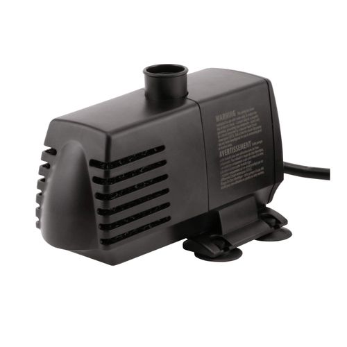 EcoPlus Eco 396 Water Pump Fixed Flow Submersible Or Inline For Aquariums, Ponds, Fountains & Hydroponics - UL Listed, 396 GPH, Black, 1 Count (Pack of 1)