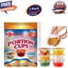 24 Count Medium Jelly Gelatin Shot Disposable Clear Plastic Portion Cups 2oz