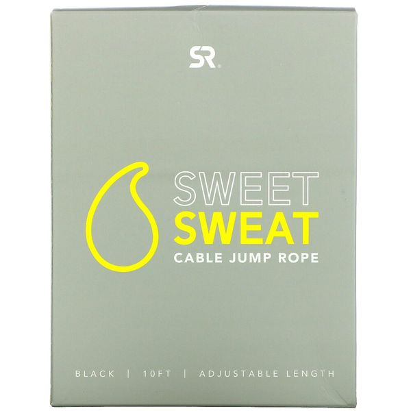 Sweet Sweat®, Cable Jump Rope, Black, 1 Jump Rope