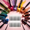 100Pcs Small Eyeshadow Applicators Eye Shadow Sponge Applicator Sticks Eye Makeup Applicators Sponge Tip Make up Applicators Eyeshadow Makeup Brushes Tools