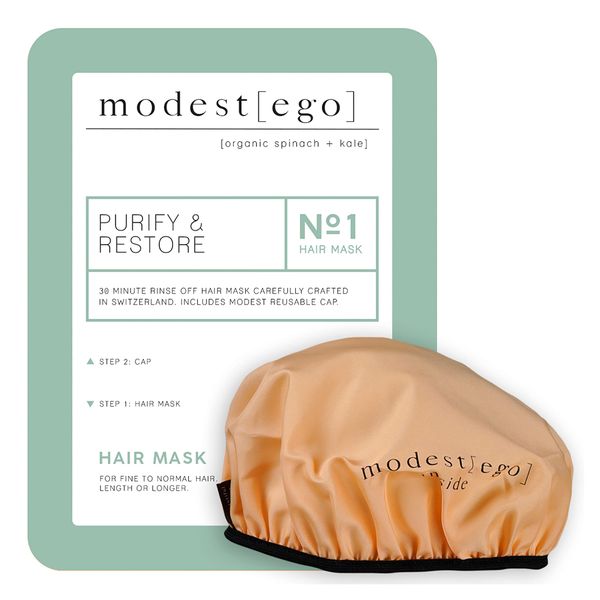 Modest Ego Cleanses & Renews Hair Mask with Organic Spinach & Kale 20 ml