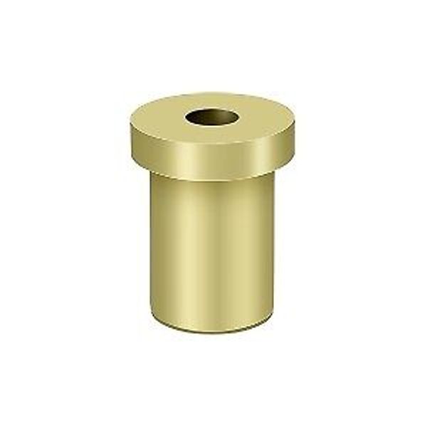 Deltana PB985U3 1-1/4" Height Pivot Base For Stone Floor Polished Brass