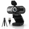 1080P Webcam With Privacy Cover Streaming Webcam w/. Microphone USB Tripod
