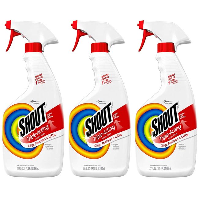 Shout Triple-Acting Spray Laundry Stain Remover Review - Consumer