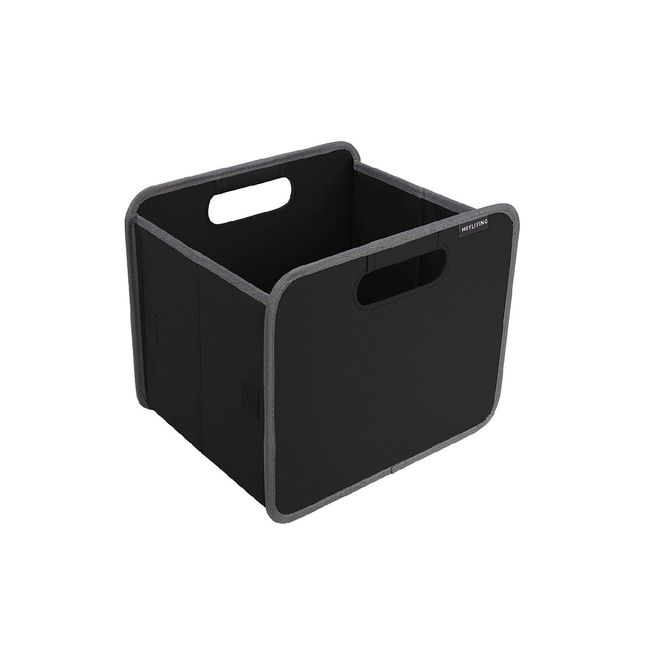 My Living Storage Box Black Small Wide x Height 27.5 X Depth 26.5 cm Portable Folding Storage Box/Storage 2 cm a100561 