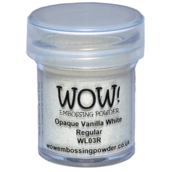 Wow Embossing Powder 15ml-Opaque Vanilla White