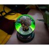 Silver Buffalo Harry Potter Chibi Castle Light Up Snow Globe, 55 mm