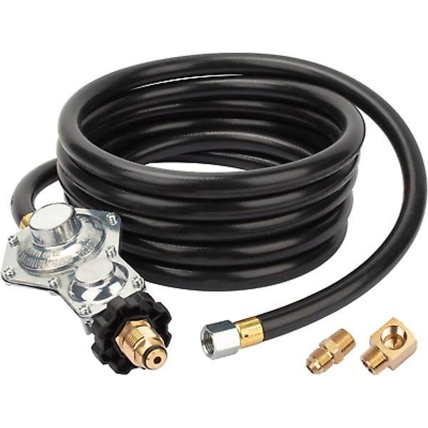 F273684 12 FT Propane Tank Hose with Two Stage Regulator Compatible with Mr Heat