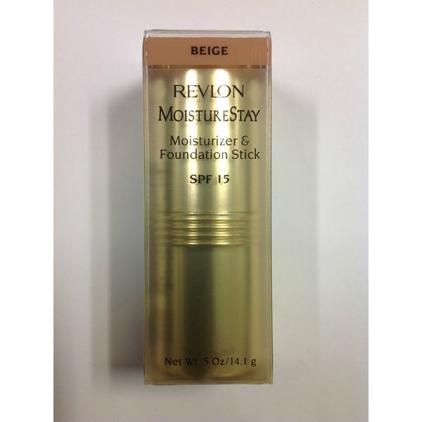 REVLON MOISTURESTAY MOISTURIZER & FOUNDATION STICK ( BEIGE ) SPF 15 NEW.