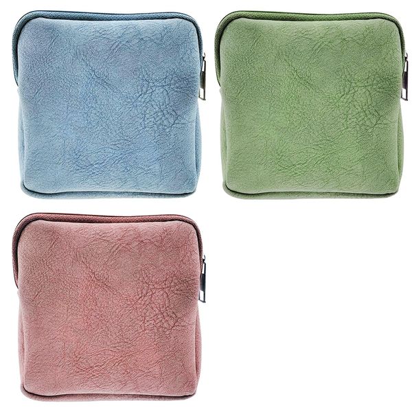 3 Pack Small Makeup Bag for Handbag,Cosmetic Bag,Small Travel Essentials Makeup Carrying Case Wash Bags Cosmetic Bag Organizer for Women