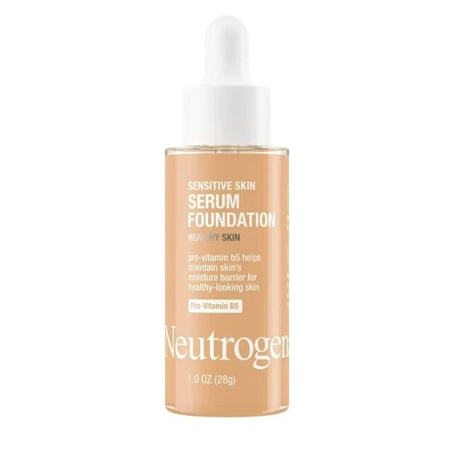 NEUTROGENA SENSITIVE SKIN SERUM FOUNDATION MEDIUM 01 NEW