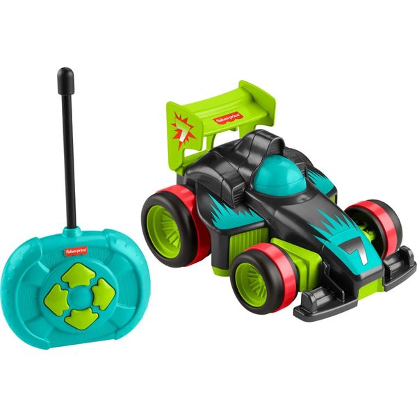 Fisher-Price Preschool Toy Remote Controlled Car My Easy RC with 2 Speeds for Kids Ages 3+ Years