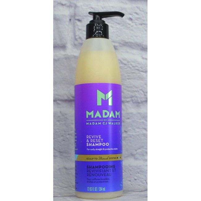 M MADAM BY CH WALKER REVIVE & RESET SHAMPOO SCALP TO STRAND SYSTEM SULFATE FREE